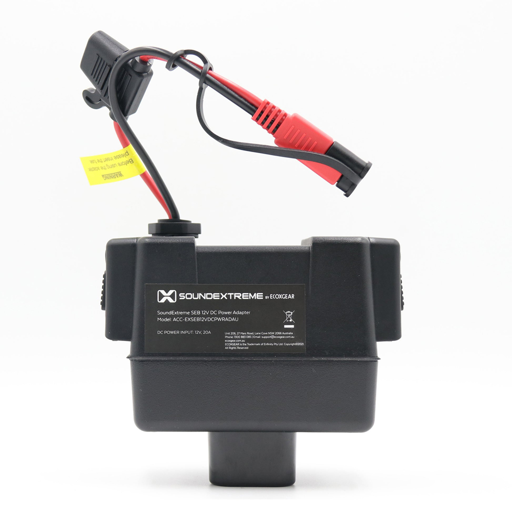 Ecoxgear SoundExtreme SEB 12V DC Power Adapter 12AWG SAE Connector - ACC-EXSEB12VDCPWRAD